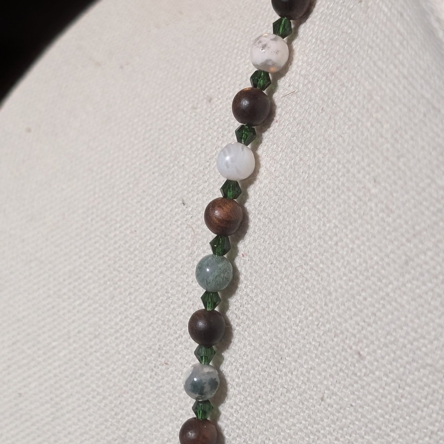✨Parliamentree Recess✨| Tree Agate & Wood Owl Necklace
