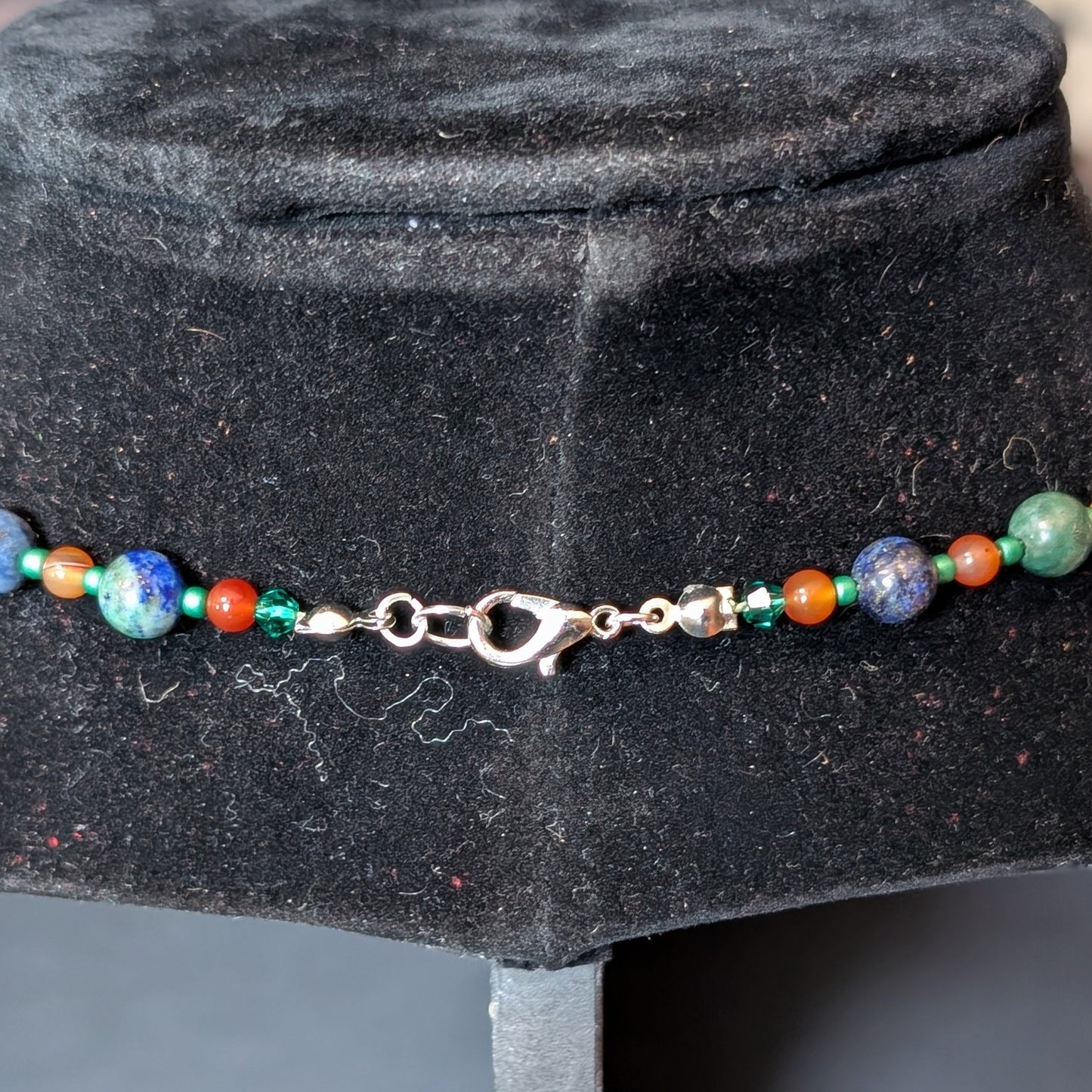 ✨Gemflit✨| Azurite Lapis & Carnelian Dragonfly Necklace