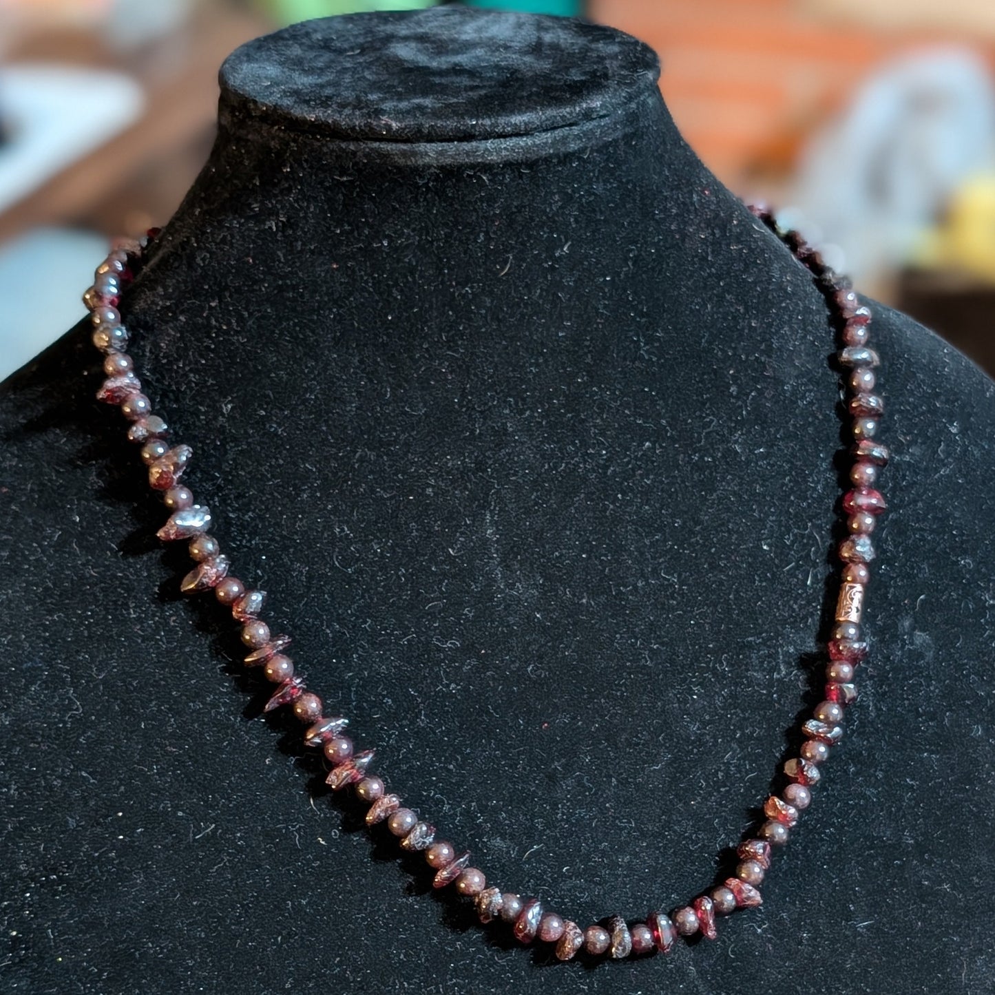✨The Guardnet Champion✨| Garnet & Copper Unisex Necklace