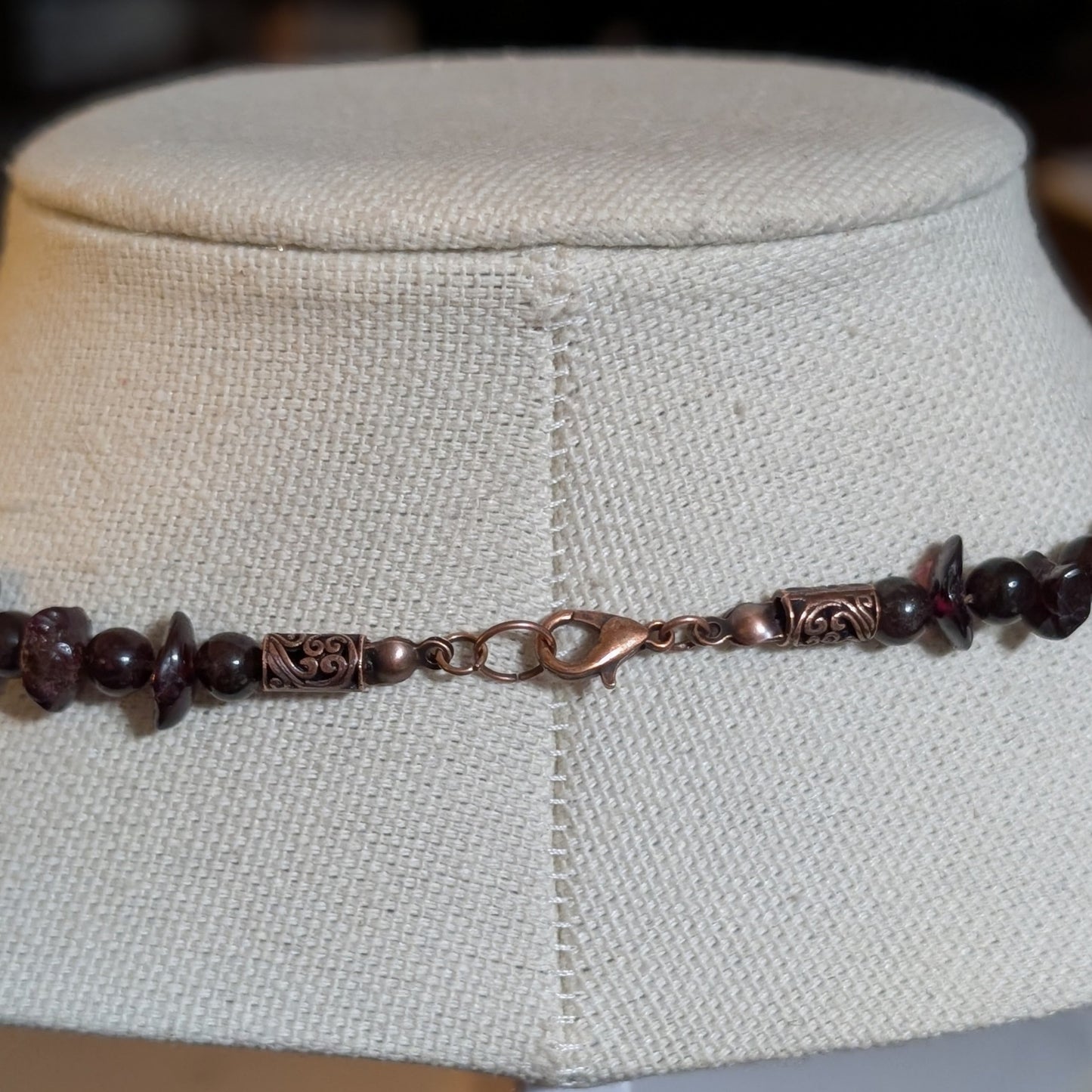 ✨The Guardnet Champion✨| Garnet & Copper Unisex Necklace