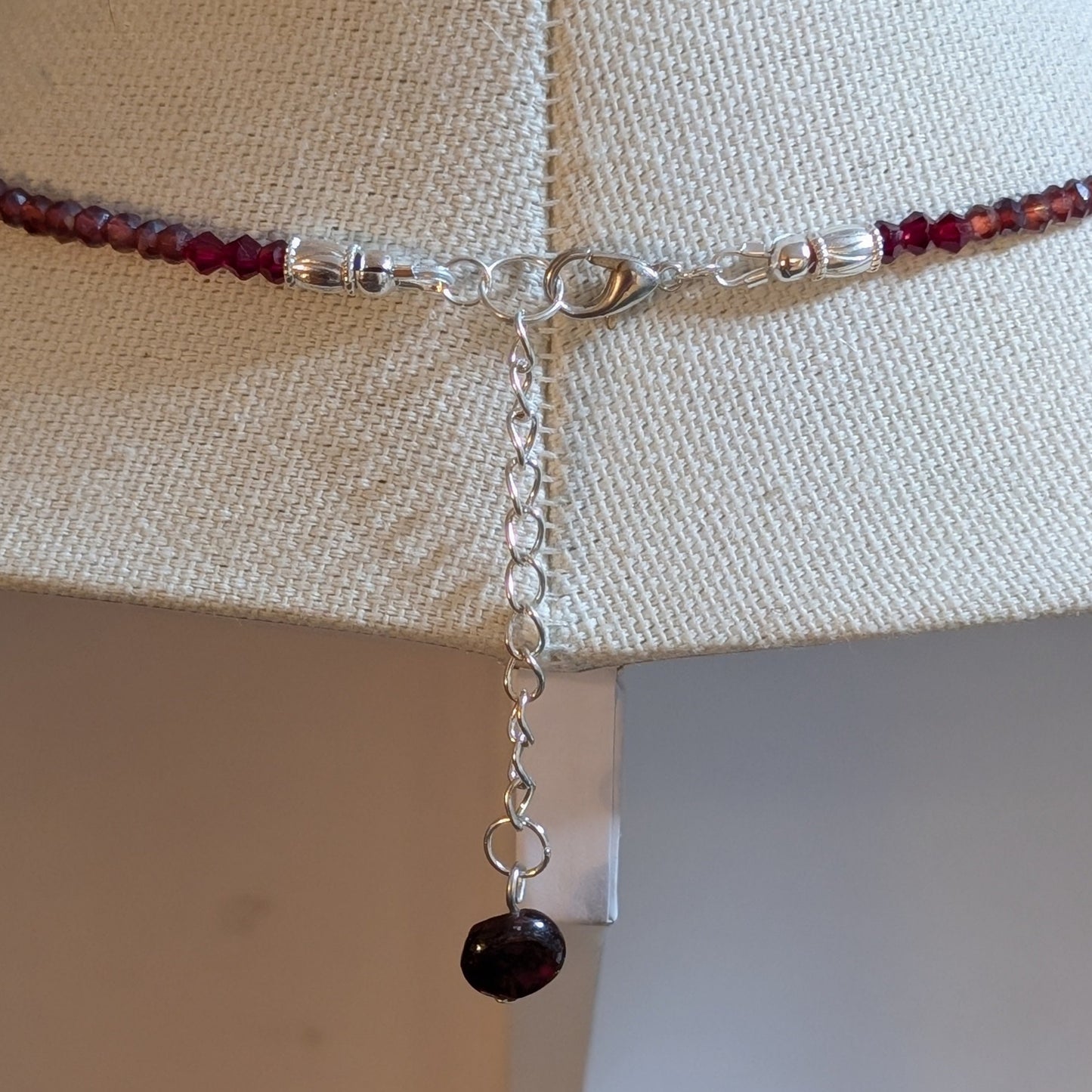 ✨Thistlecoil✨| Garnet & Amethyst Spiral Necklace