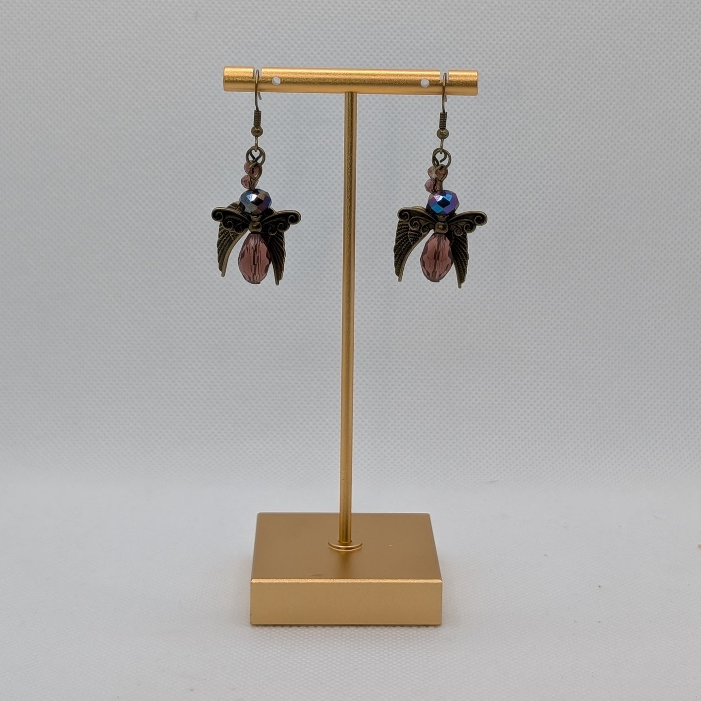 ✨Duskwander✨| Bronze & Plum Twilight Fairy Earrings