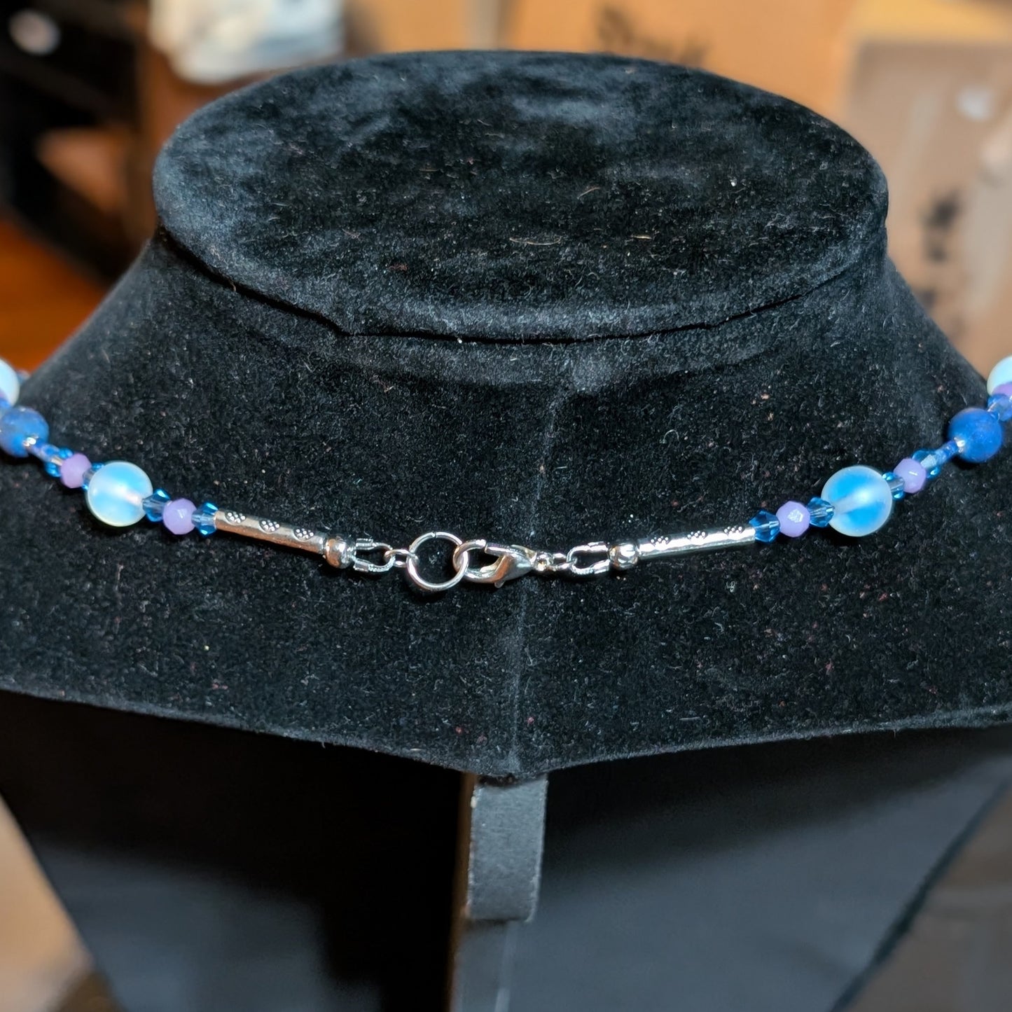 ✨Aequoria✨| Lapis Lazuli & Moonstone Opalite Libra Zodiac Necklace