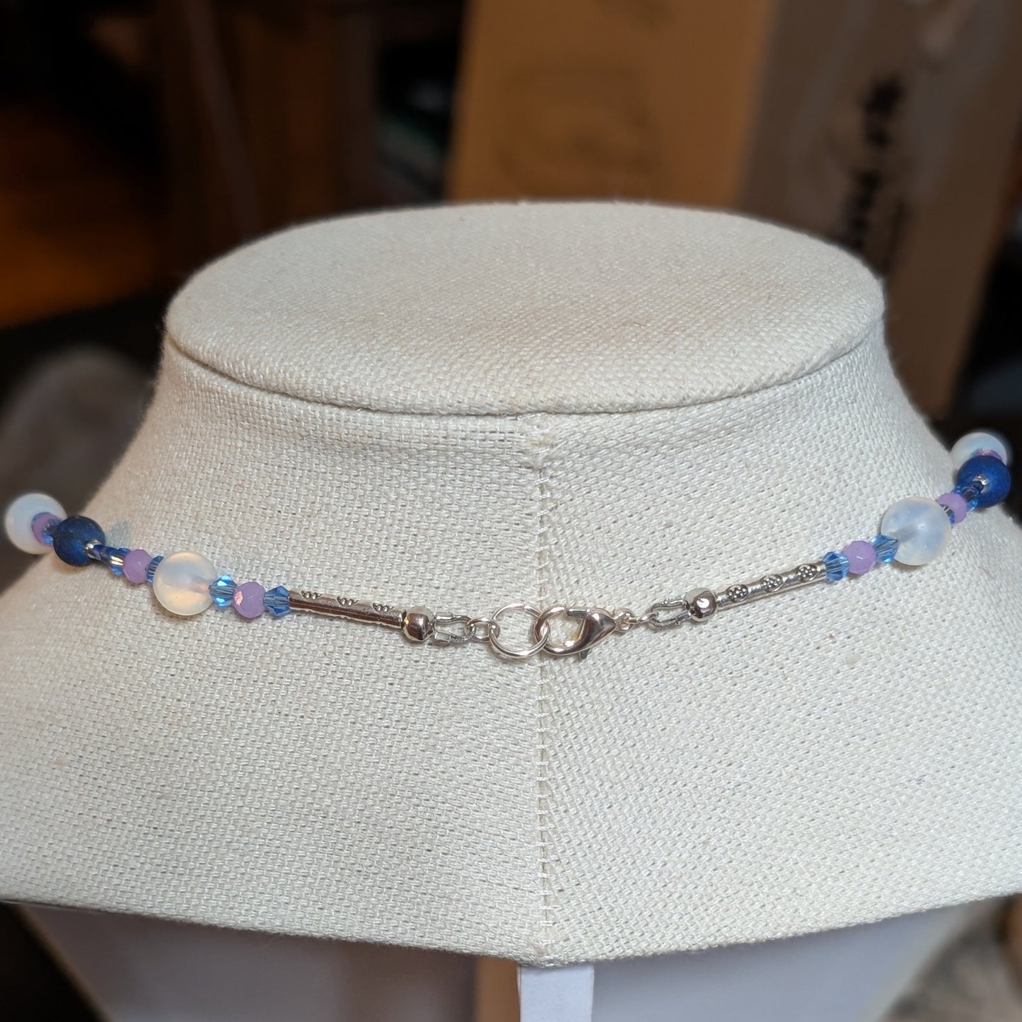 ✨Aequoria✨| Lapis Lazuli & Moonstone Opalite Libra Zodiac Necklace