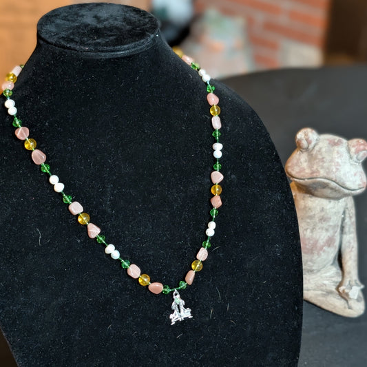 ✨Twinflare✨| Gemini Zodiac Necklace of Citrine, Sunstone & Pearls