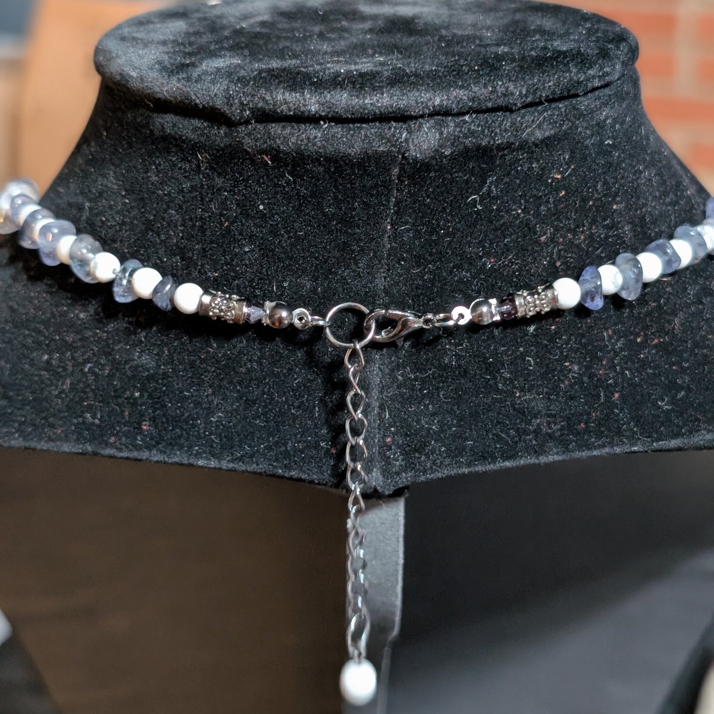 ✨Iolisse✨| Iolite & Howlite Cameo Necklace