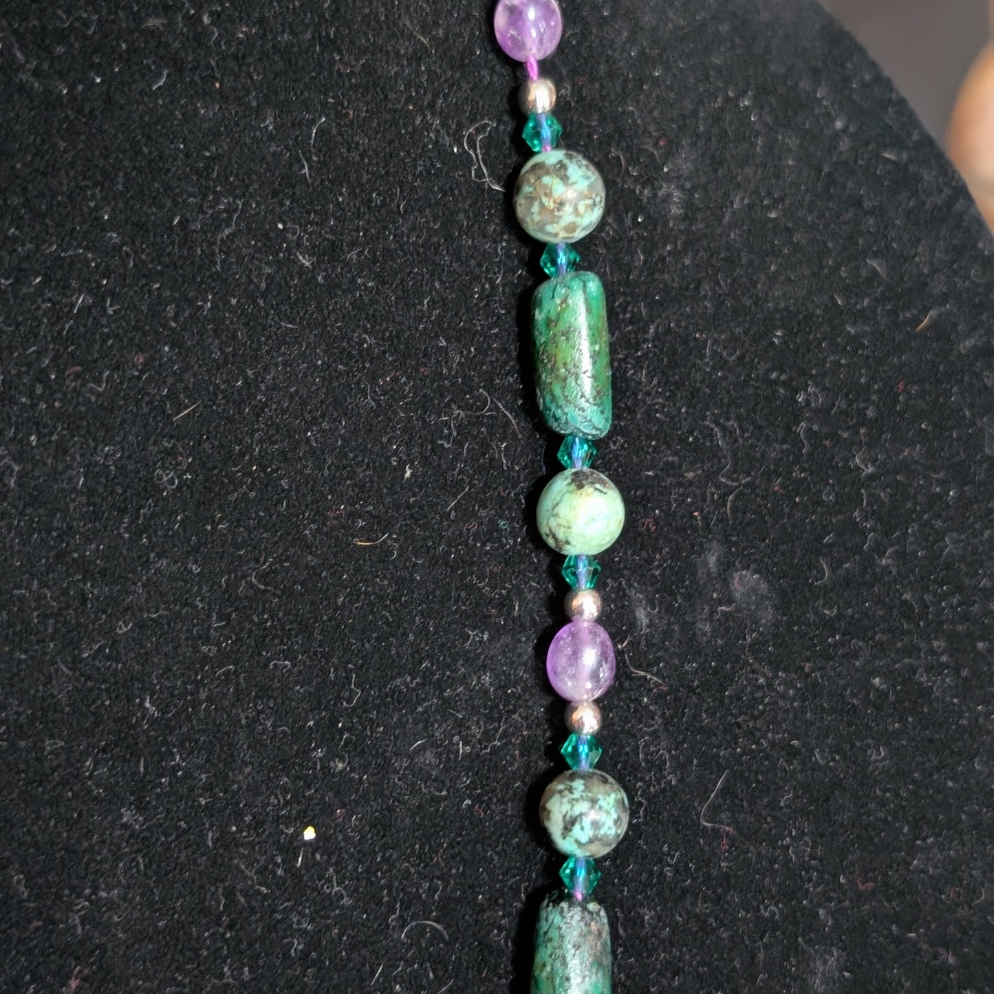 ✨Aetherbow✨| Sagittarius Zodiac Necklace with Turquoise, Amethyst & Wood