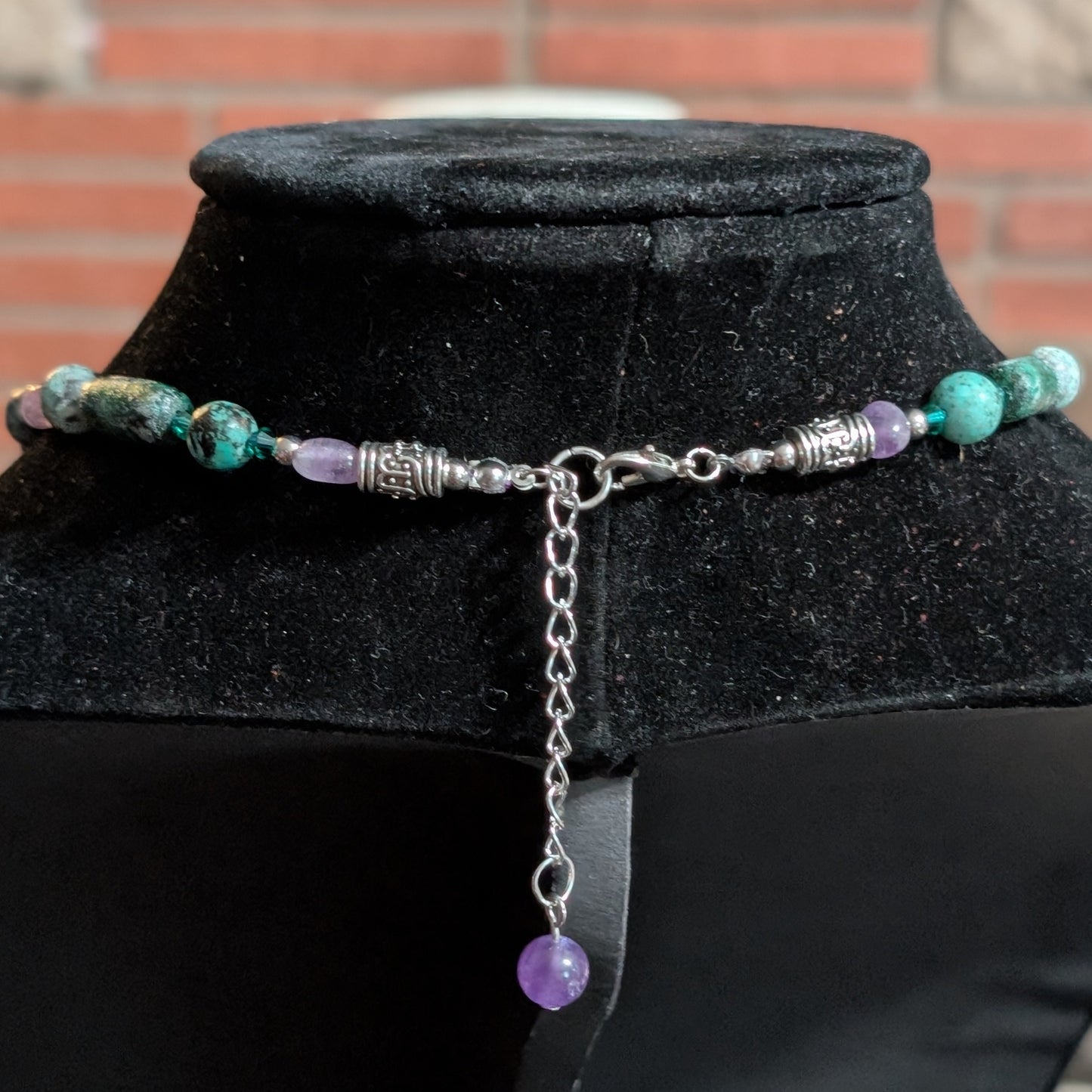 ✨Aetherbow✨| Sagittarius Zodiac Necklace with Turquoise, Amethyst & Wood