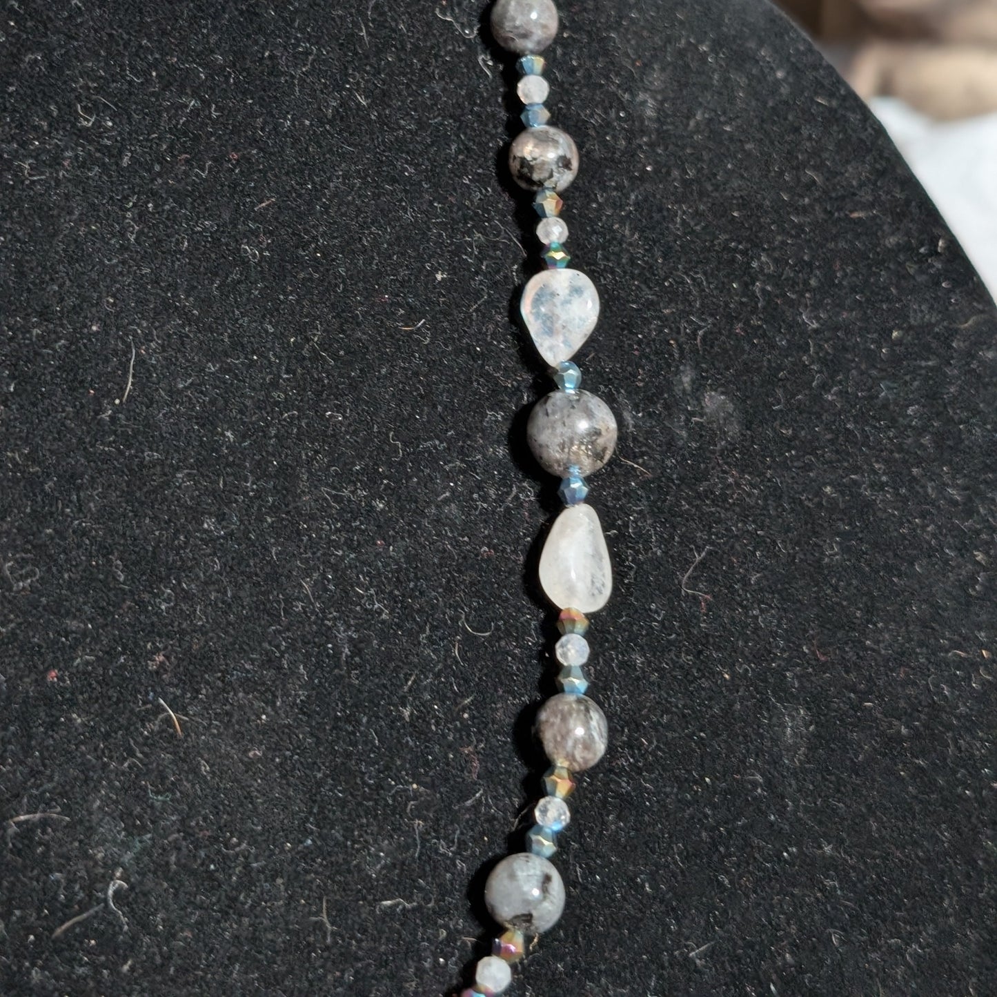 ✨Prismveil✨| Labradorite & Rainbow Moonstone Necklace | The Monochromatic Rainbow