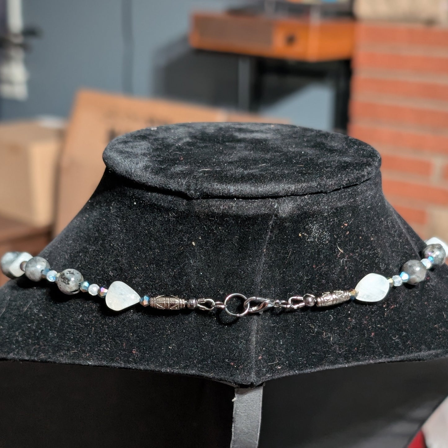 ✨Prismveil✨| Labradorite & Rainbow Moonstone Necklace | The Monochromatic Rainbow