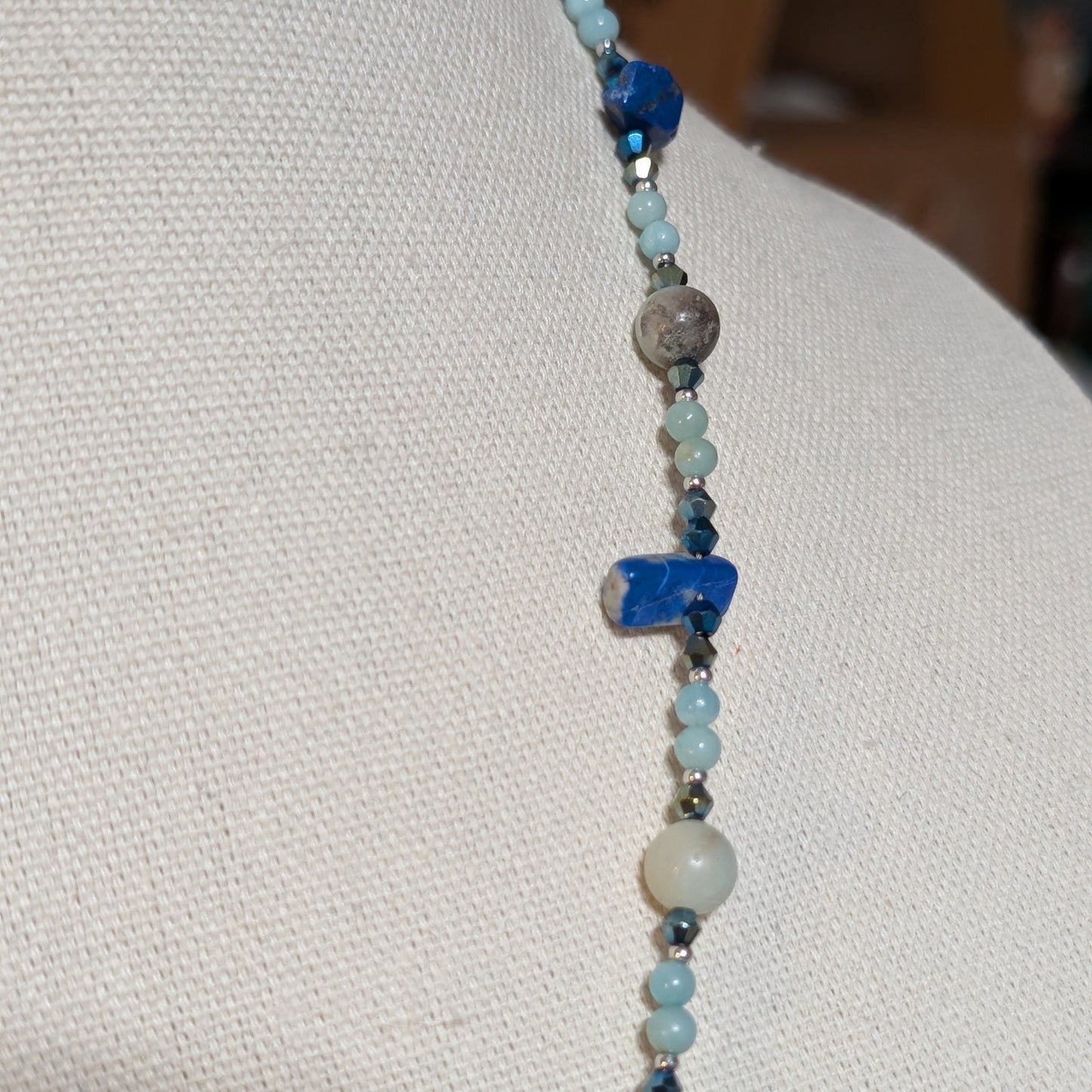 ✨Aquasprite✨| Amazonite & Sodalite Fairy Necklace