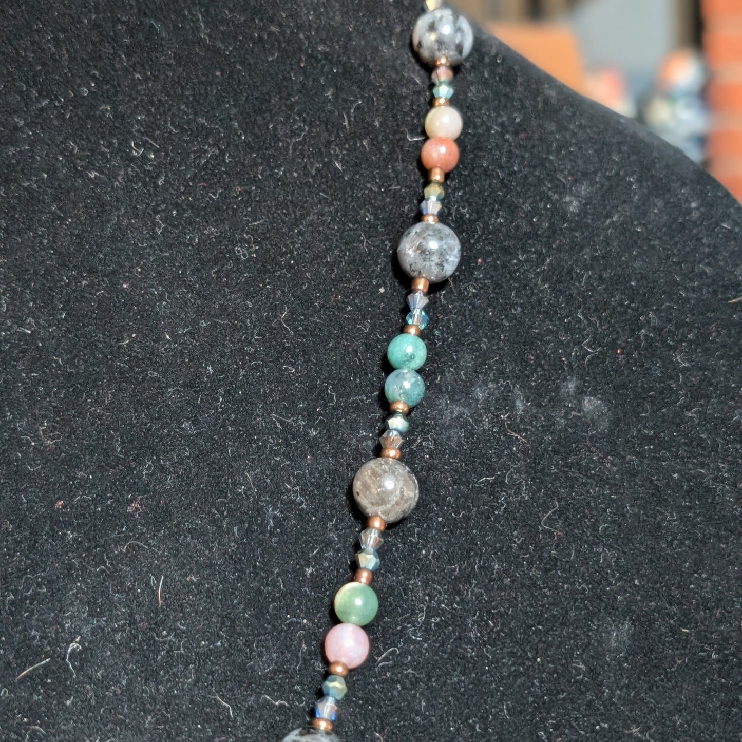 ✨Faerylace Reverie✨| Larkavite, Agate & Bronze Fairy Cameo