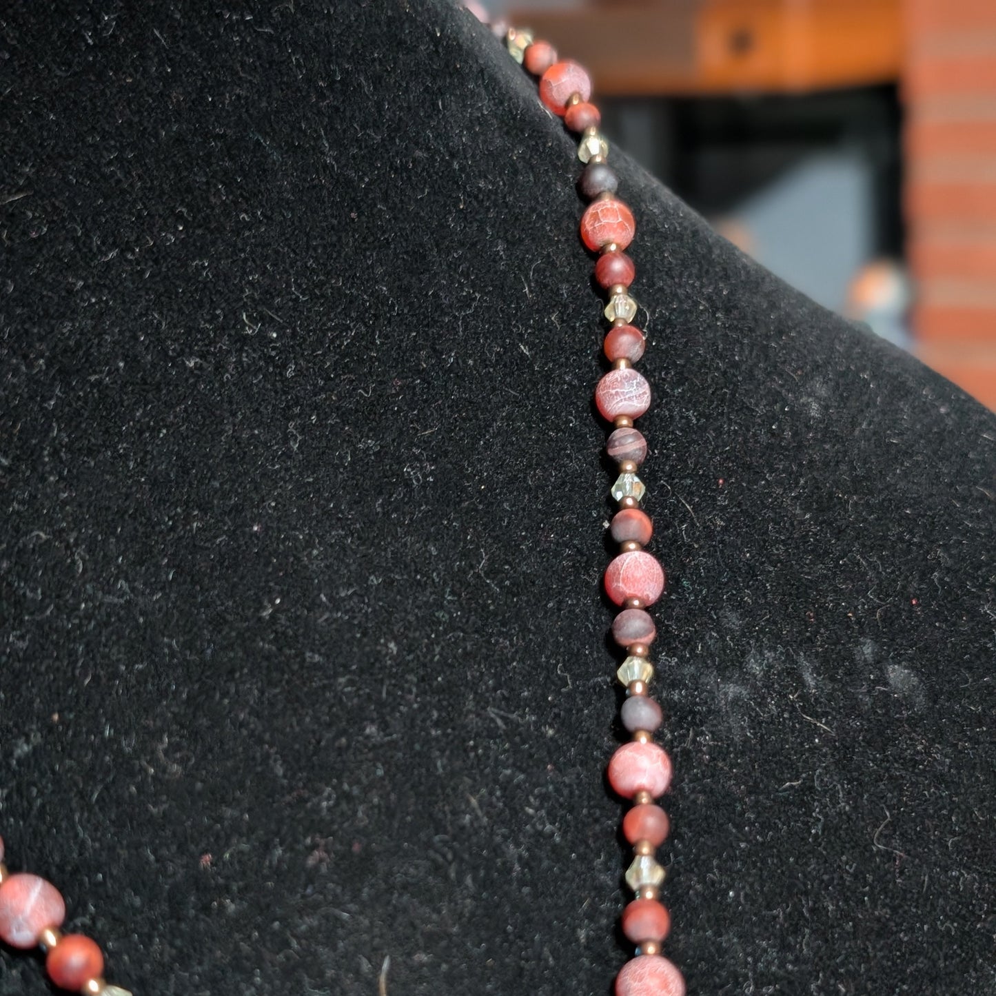 ✨Rosefire Lace✨| Fairy Cameo with Red Tiger’s Eye & Agate