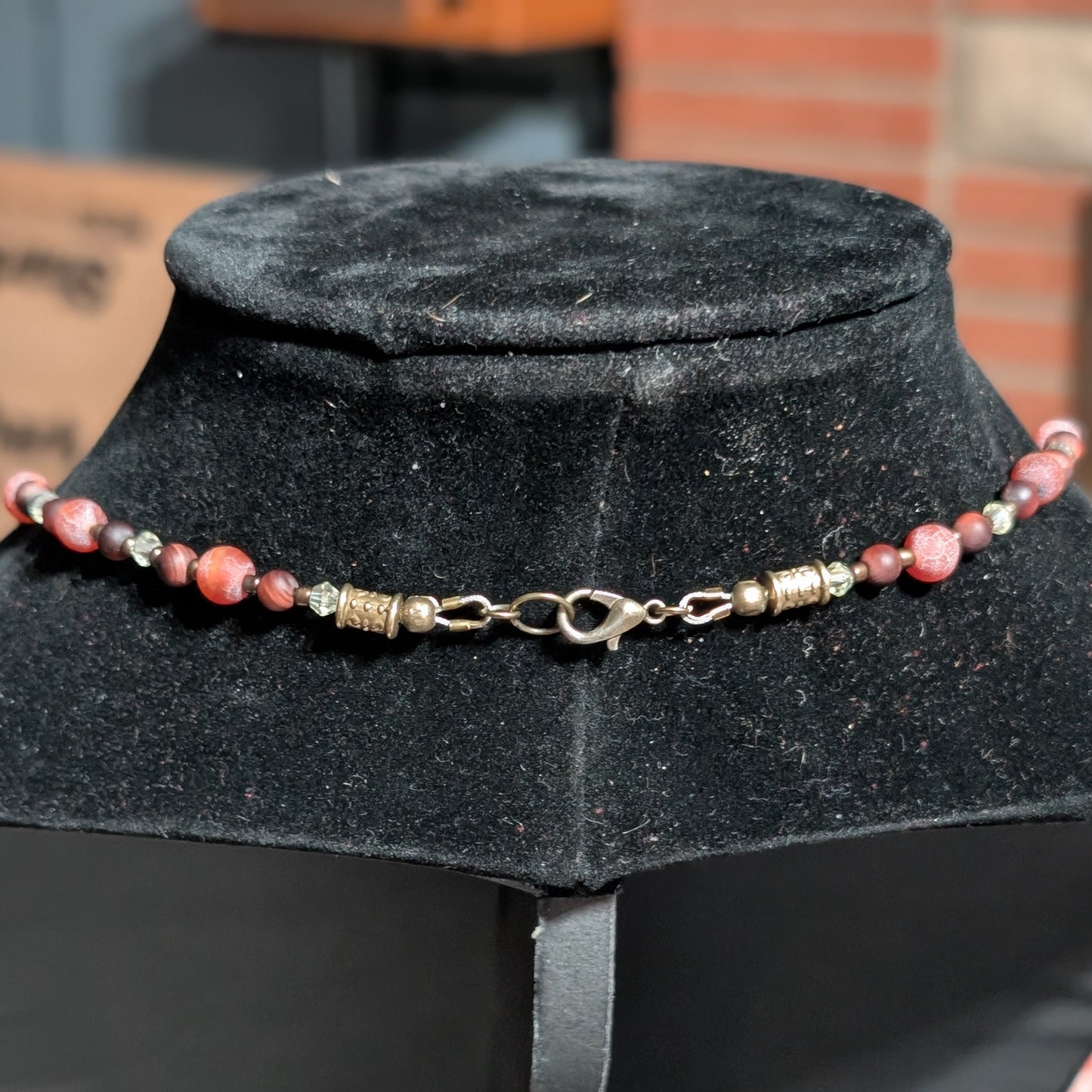 ✨Rosefire Lace✨| Fairy Cameo with Red Tiger’s Eye & Agate