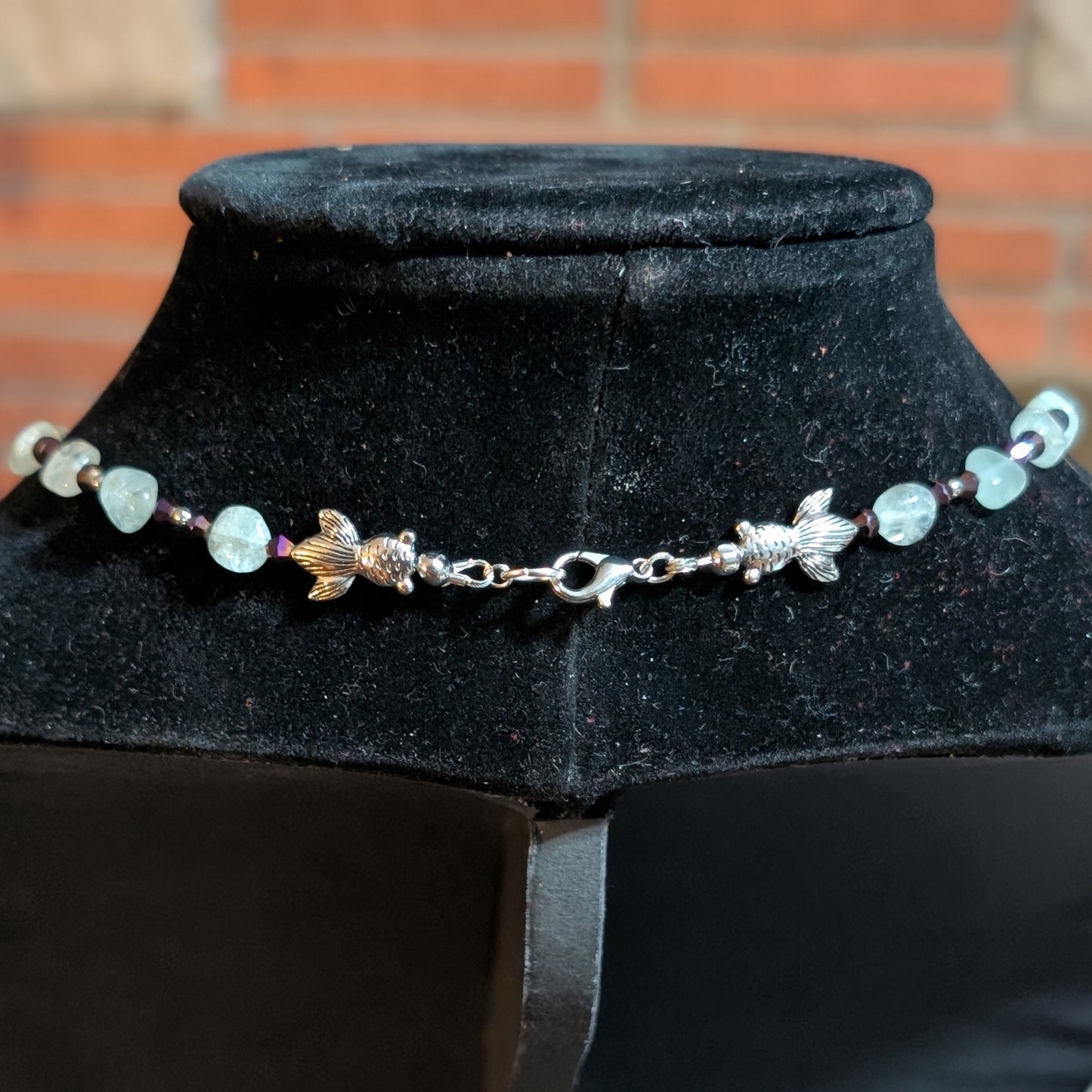 ✨Krakenne✨| Aquamarine Necklace with Mermaid Pendant