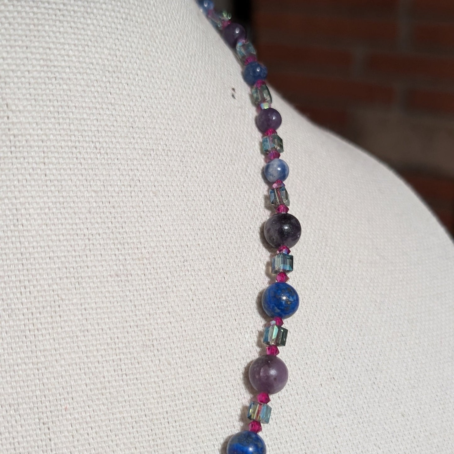 ✨Iridance✨ | Charoite, Lapis Lazuli & Sodalite Fairy Necklace