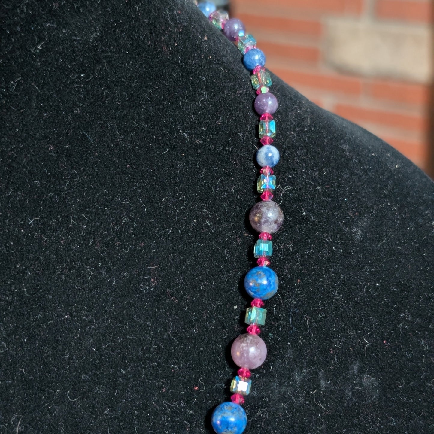 ✨Iridance✨ | Charoite, Lapis Lazuli & Sodalite Fairy Necklace