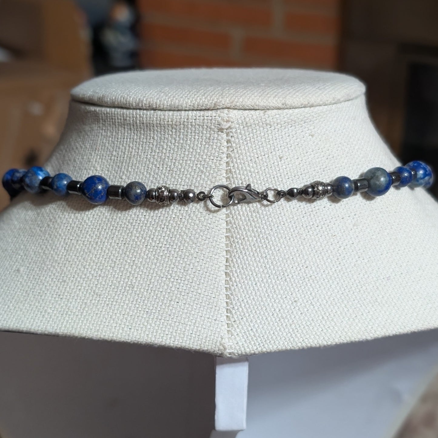✨Selachir✨| Lapis Lazuli & Hematite Shark Necklace