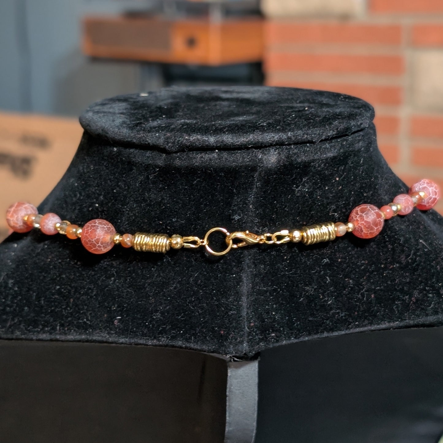 ✨Warmtheldra✨| Dragon Vein Agate, Carnelian & Citrine Dragon Necklace