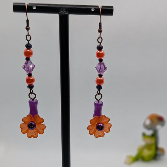✨The Jinglepetal Garden✨| Blooming Flower Drop Earrings in Assorted Colors