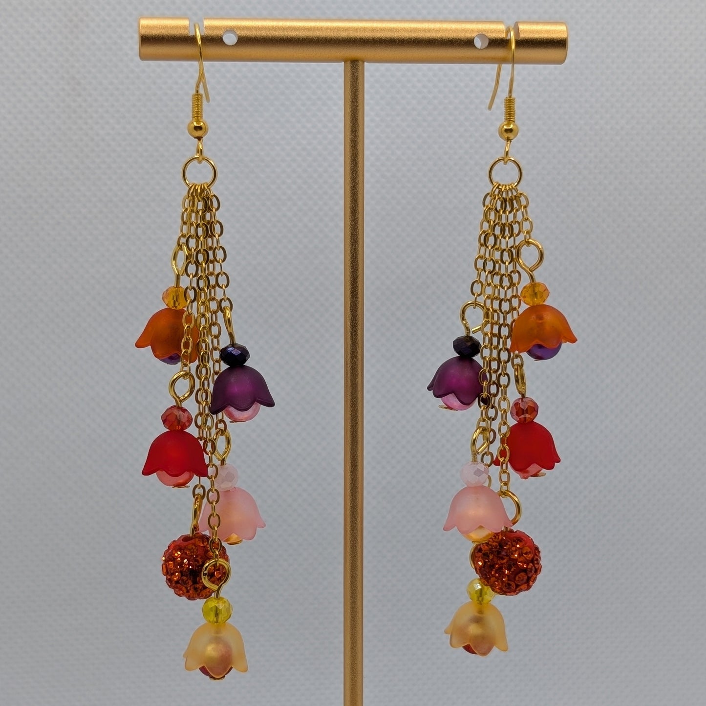 ✨Bellebane Vines✨| Cascading Bell-Flower Fairy Earrings