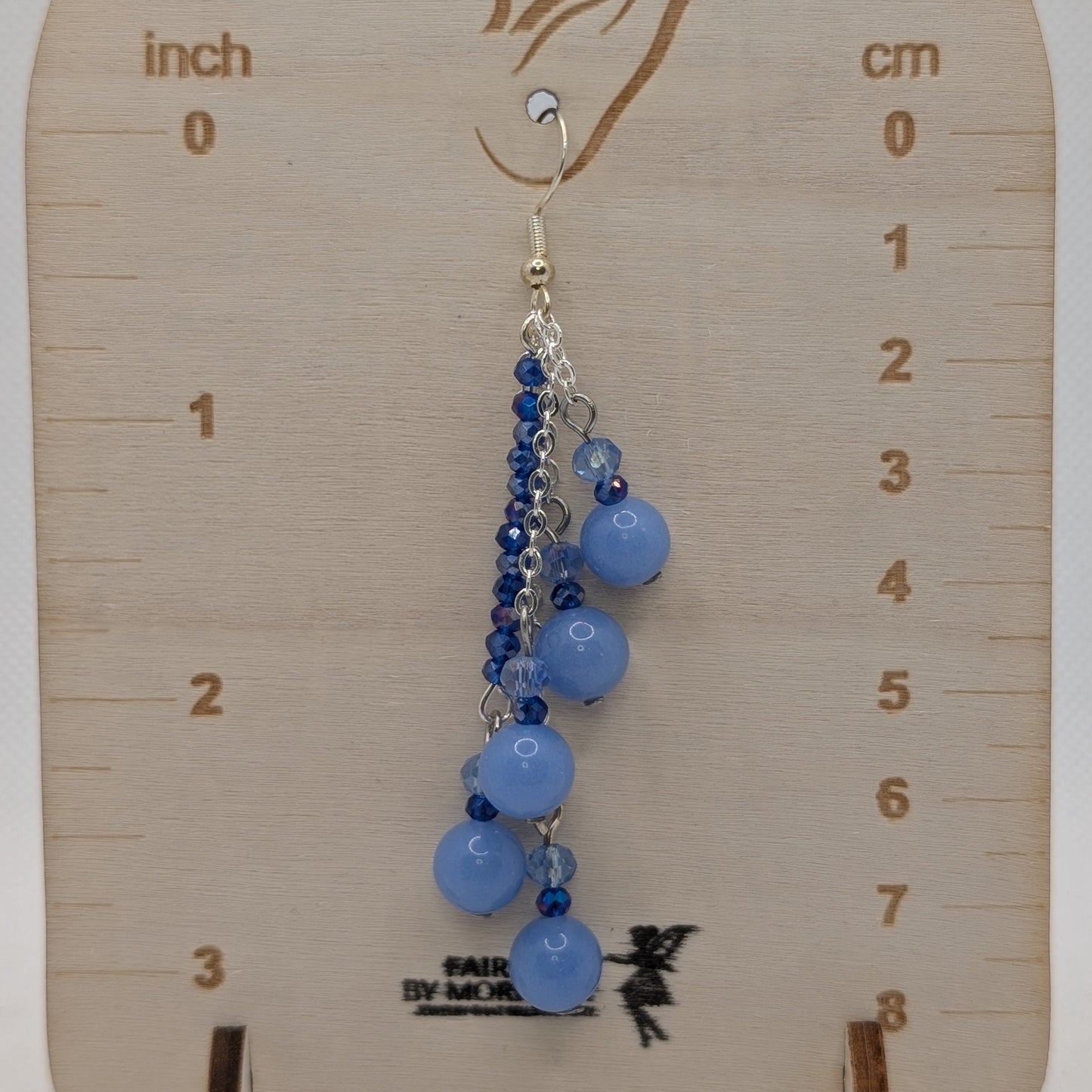 ✨Mooncurrent Faelights✨| Glow-in-the-Dark Blue Cascade Earrings