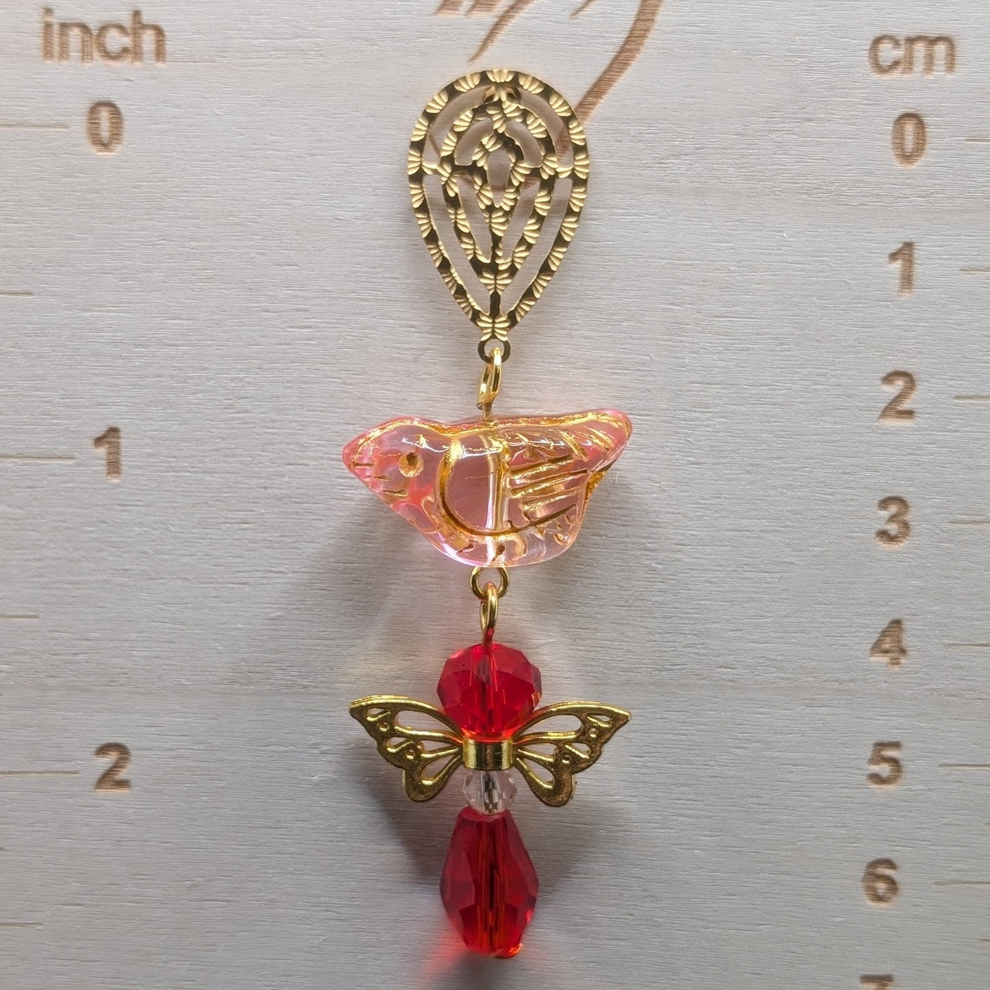 ✨Flutter Field Trip✨| Bird & Fairy Charm Earrings