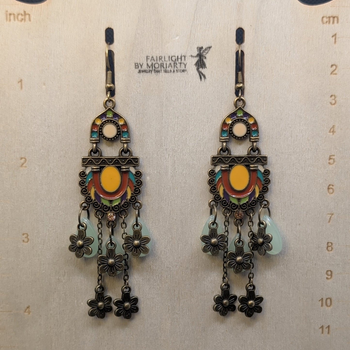 ✨The Shrinemarkers✨ | Bronze Floral Faewilde Statement Earrings