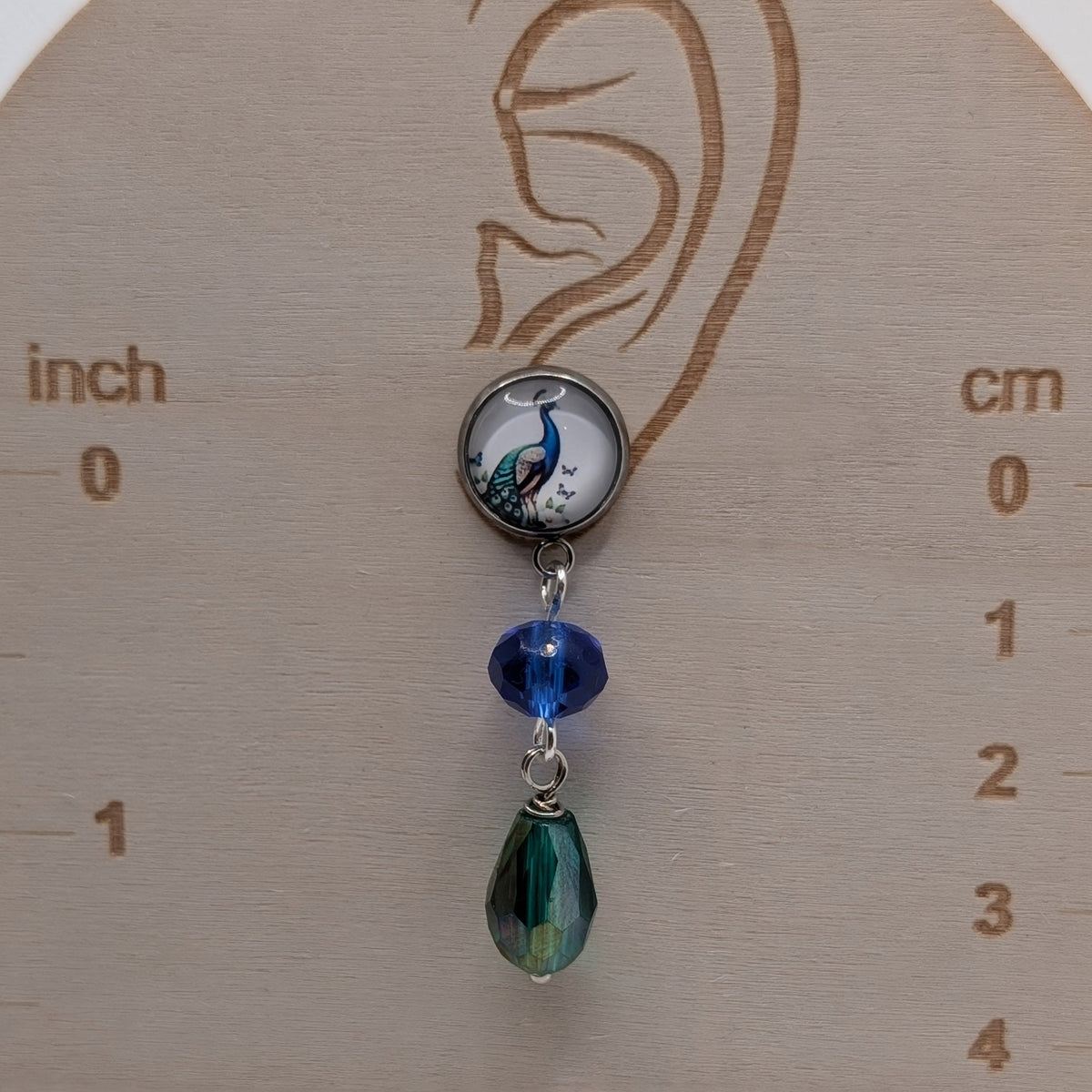 ✨The Bestae✨ | Animal Portrait Cabochon & Glass Drop Earrings