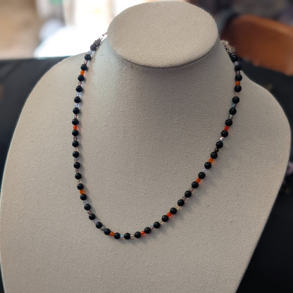 ✨Onyxpected✨ | Black Onyx Necklace & Bracelet Set – Adjustable Two-in-One Design