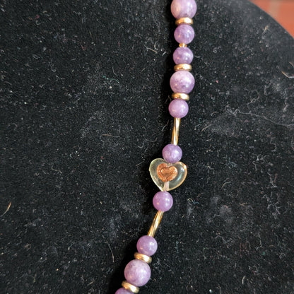 ✨Lady Aurielle✨| Lepidolite Jewelry Set - Necklace & 3 Bracelets