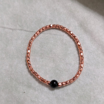 ✨Setlist & Stardust✨| Garnet & Black Tourmaline Bracelet Stack