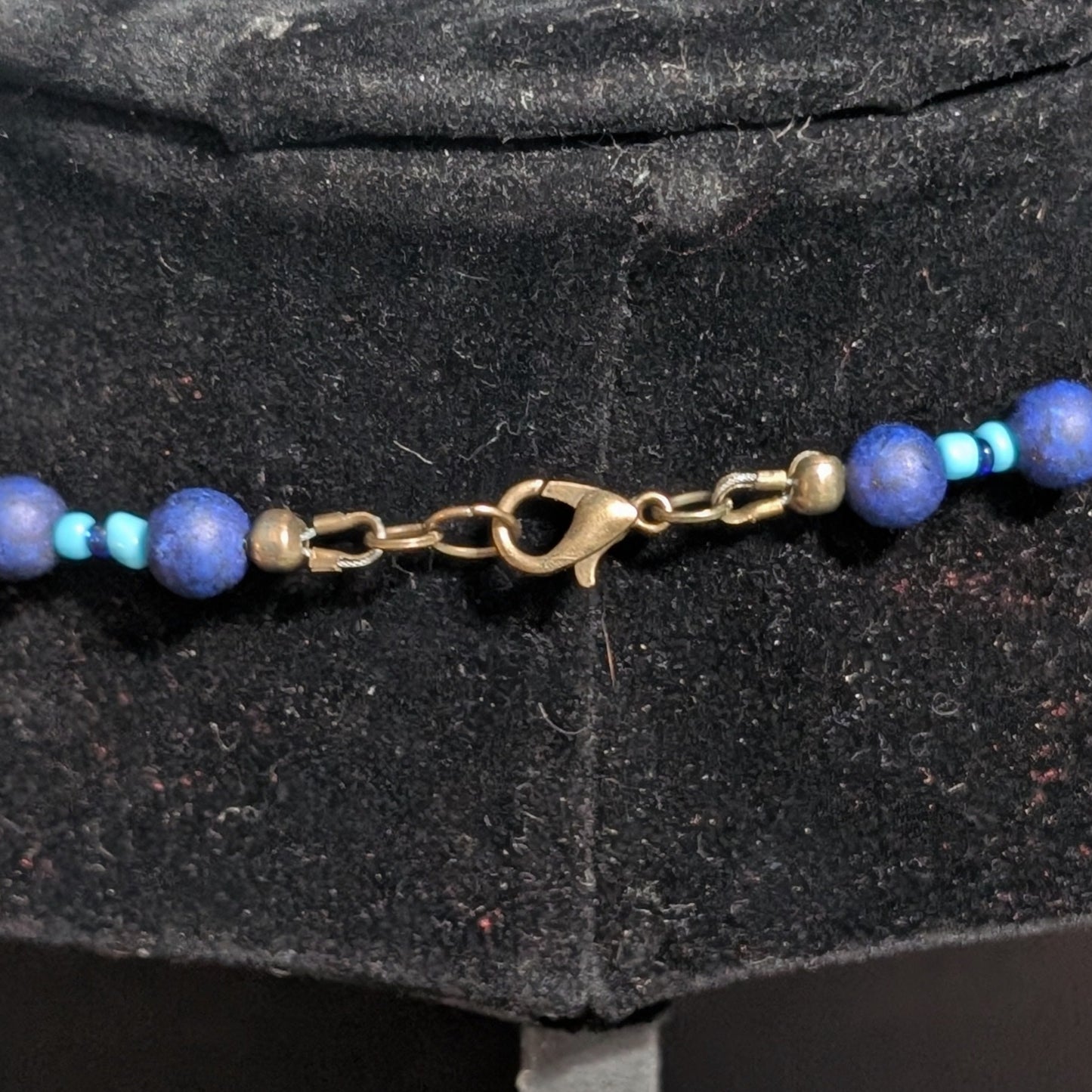 ✨Tidechaser✨| Deep Blue Lapis Lazuli Necklace with Turtle Pendant