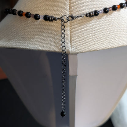 ✨Onyxpected✨ | Black Onyx Necklace & Bracelet Set – Adjustable Two-in-One Design