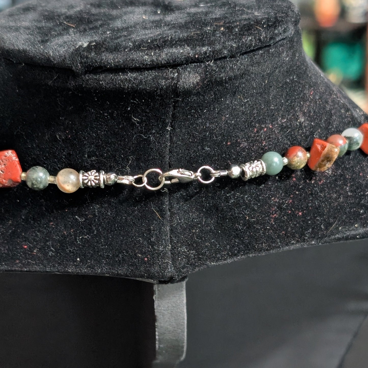 ✨Marsroot✨| Aries Necklace | Red Jasper & Bloodstone Aries Zodiac Necklace