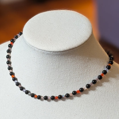 ✨Onyxpected✨ | Black Onyx Necklace & Bracelet Set – Adjustable Two-in-One Design
