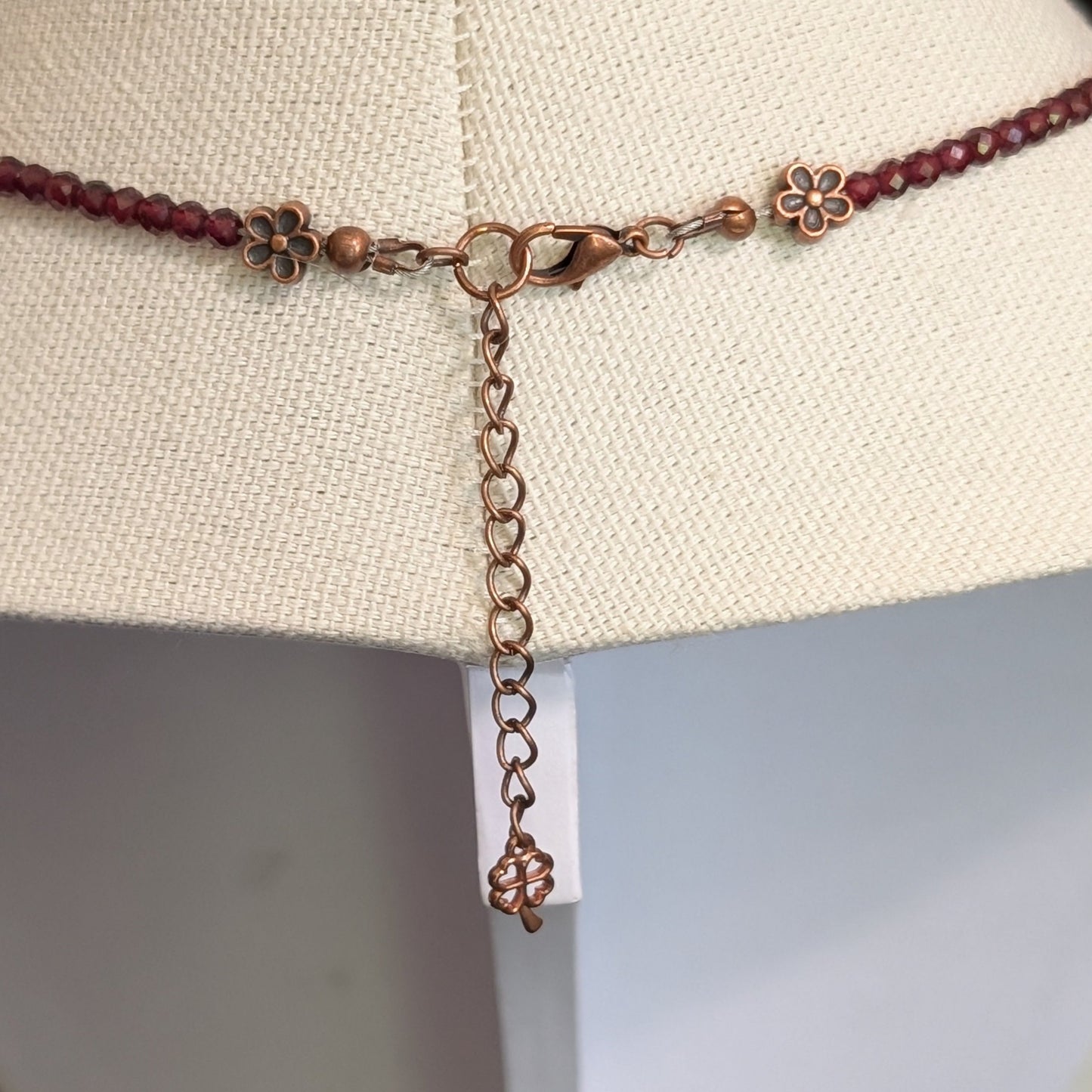 ✨Embertooth✨| Hessonite Garnet & Red Jasper Necklace