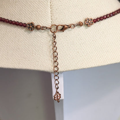 ✨Embertooth✨| Hessonite Garnet & Red Jasper Necklace