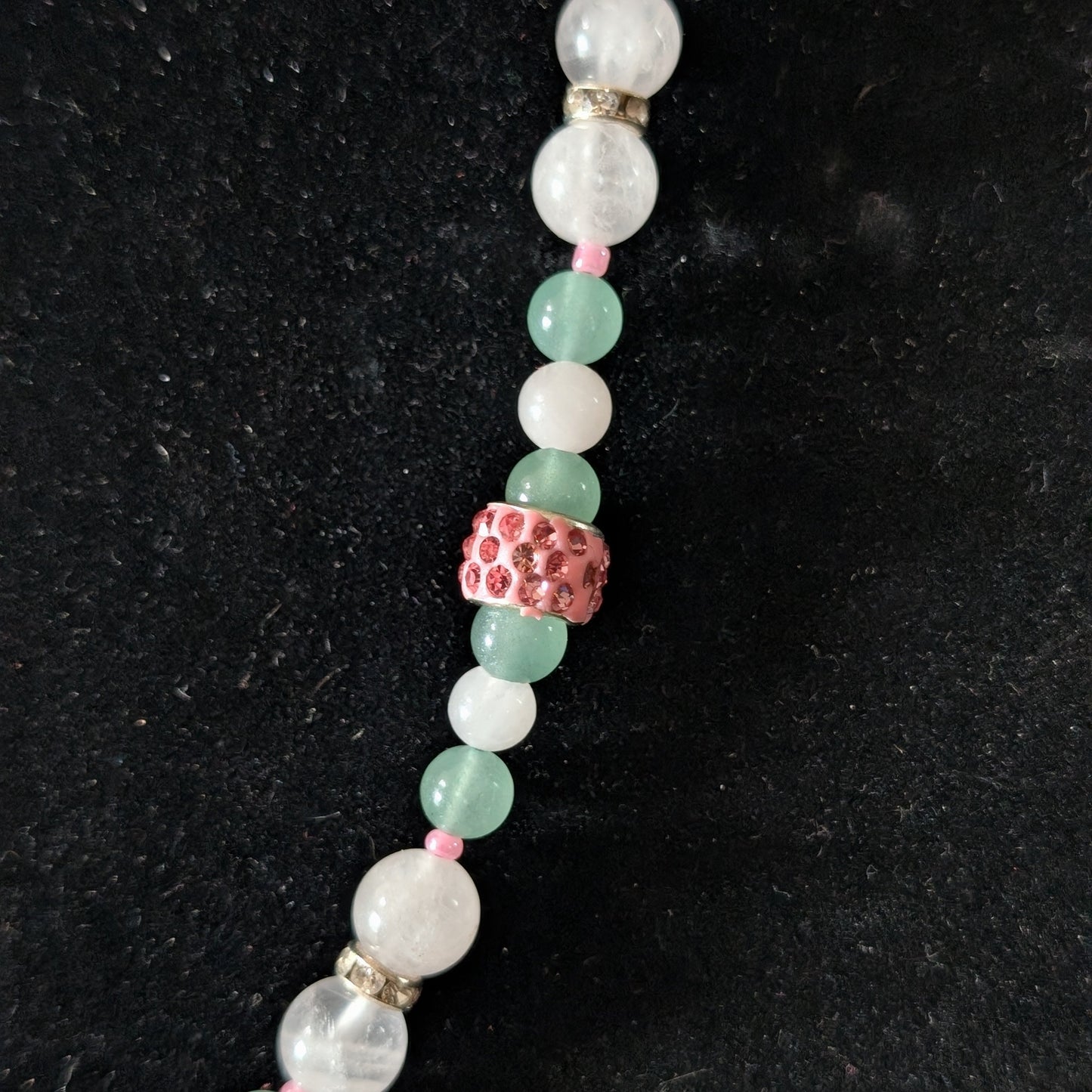 ✨Glyndael✨| Rose Quartz, Green Aventurine, & Green Jade Necklace & Bracelet Set