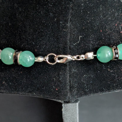 ✨Glyndael✨| Rose Quartz, Green Aventurine, & Green Jade Necklace & Bracelet Set
