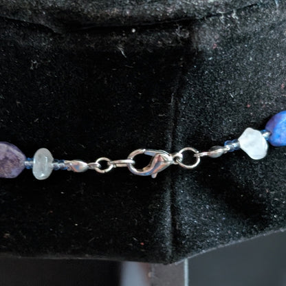 ✨Pebblebelle✨| Rose Quartz & Lapis Lazuli Penguin Necklace