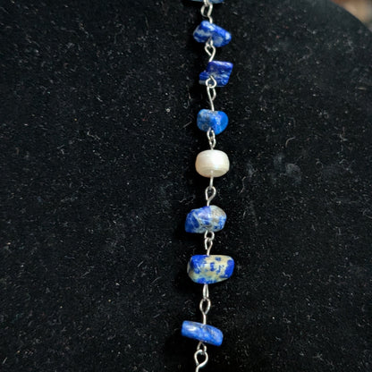 ✨Moonlit Conscience✨| Pearl & Sodalite Mermaid Necklace