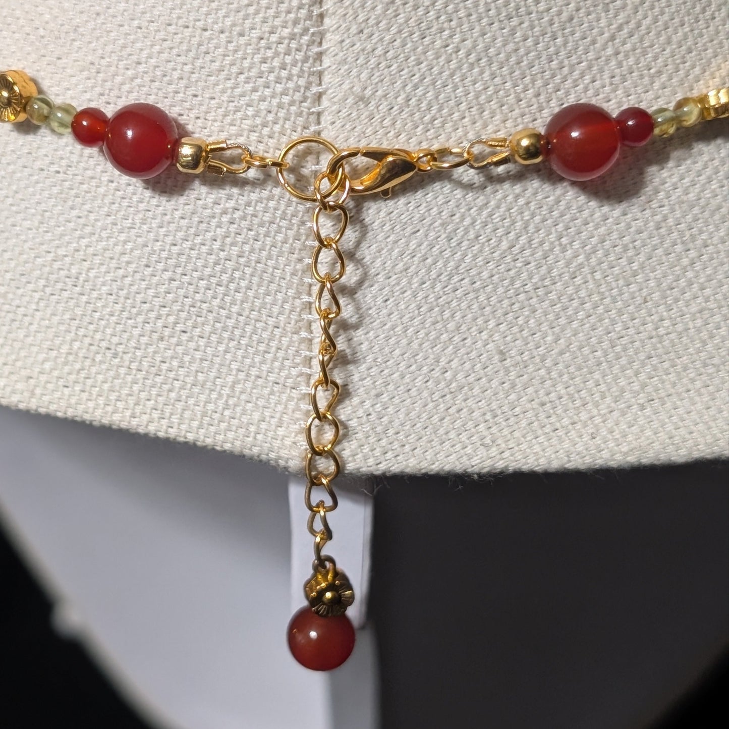 ✨Sunpetal✨| Citrine, Carnelian, & Peridot Necklace