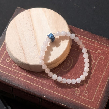 ✨Morningsky✨| Blue Lace Agate, Rose Quartz & Jade Bracelet Set