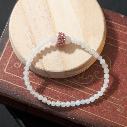 ✨Morningsky✨| Blue Lace Agate, Rose Quartz & Jade Bracelet Set
