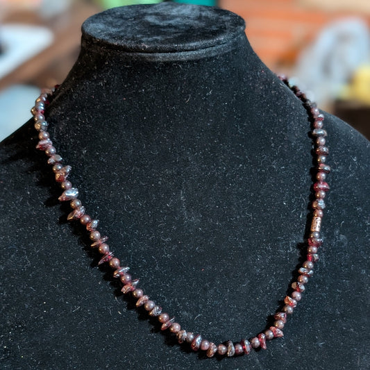 ✨The Guardnet Champion✨| Garnet & Copper Unisex Necklace