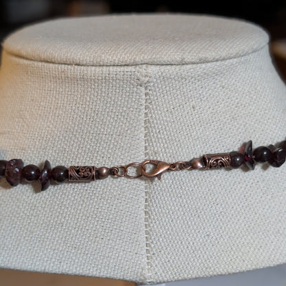 ✨The Guardnet Champion✨| Garnet & Copper Unisex Necklace