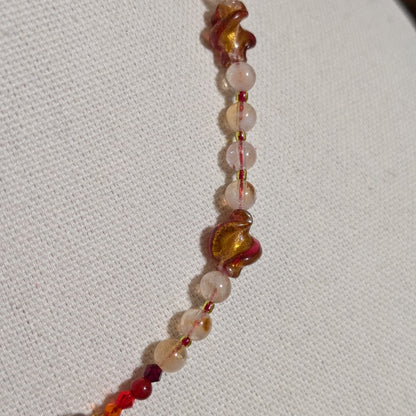 ✨Searcord✨| Citrine and Carnelian Necklace