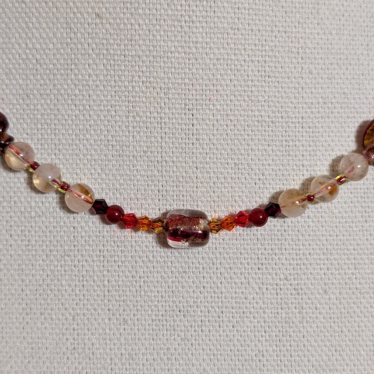 ✨Searcord✨| Citrine and Carnelian Necklace