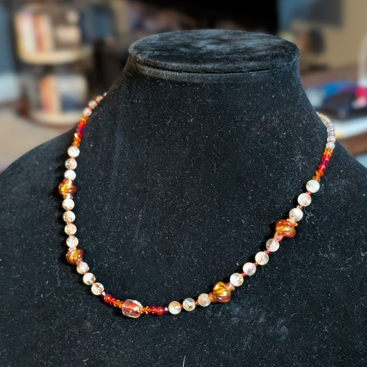 ✨Searcord✨| Citrine and Carnelian Necklace